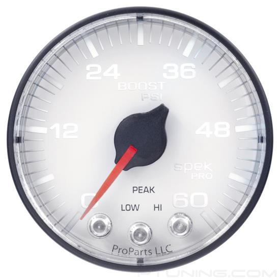 Picture of Spek-Pro Series 2-1/16" Boost Gauge, 0-60 PSI