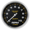 Picture of Marine 5" Carbon Fiber In-Dash Mount Electric Tachometer Gauge