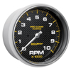 Picture of Marine 5" Carbon Fiber In-Dash Mount Electric Tachometer Gauge