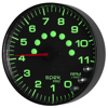 Picture of Spek-Pro Series 5" In-Dash Tachometer Gauge, 0-11,000 RPM