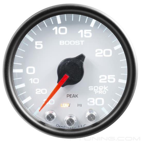 Picture of Spek-Pro Series 2-1/16" Boost/Vacuum Gauge, 30 In Hg/30 PSI