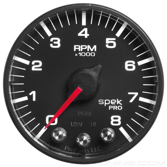 Picture of Spek-Pro Series 2-1/16" In-Dash Tachometer Gauge, 0-8,000 RPM