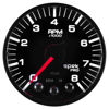 Picture of Spek-Pro Series 2-1/16" In-Dash Tachometer Gauge, 0-8,000 RPM