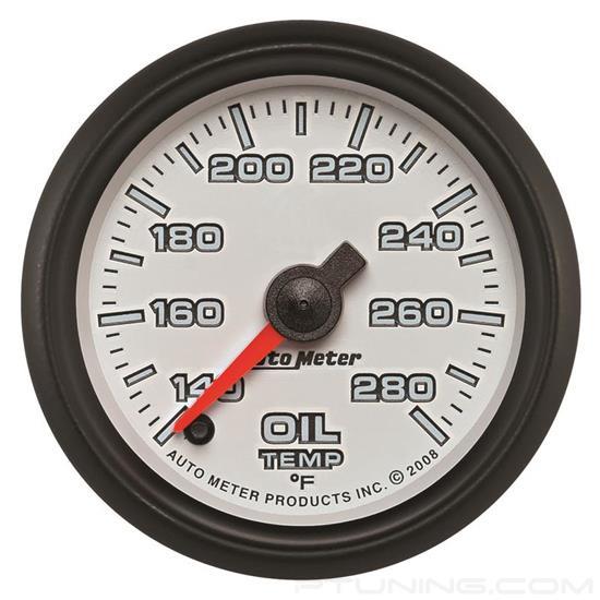 Picture of Pro-Cycle Series 2-1/16" Oil Temperature Gauge, 140-280 F, White/Black