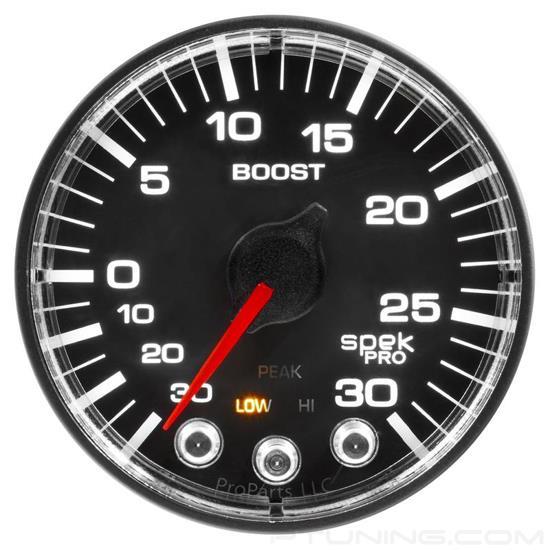 Picture of Spek-Pro Series 2-1/16" Boost/Vacuum Gauge, 30 In Hg/30 PSI