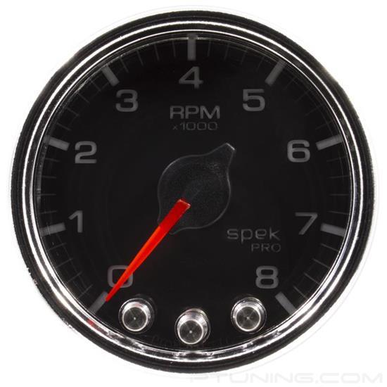 Picture of Spek-Pro Series 2-1/16" In-Dash Tachometer Gauge, 0-8,000 RPM