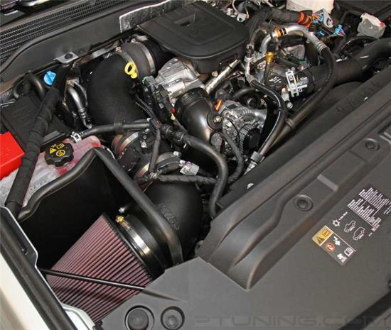 Picture of FIPK Generation II Black Composite Cold Air Intake System with Red Filter