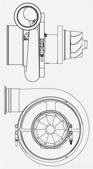 Picture of AirWerks Series S500SX Super Core Turbocharger