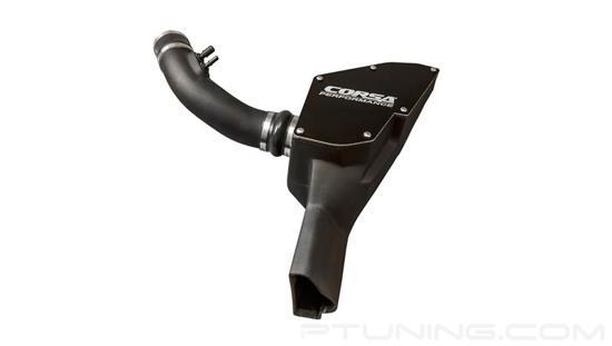 Picture of Closed Box Plastic Black Cold Air Intake System with Pro5 Blue Filter