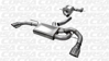 Picture of Touring 304 SS Cat-Back Exhaust System with Split Rear Exit