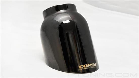 Picture of Pro-Series 304 SS Round Clamp-On Double-Wall Black Exhaust Tip