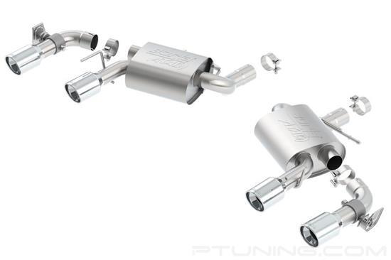 Picture of ATAK Stainless Steel Axle-Back Exhaust System with Quad Rear Exit