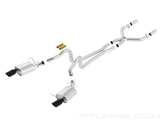 Picture of ATAK Stainless Steel Cat-Back Exhaust System with Split Rear Exit