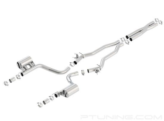 Picture of ATAK Stainless Steel Cat-Back Exhaust System with Split Rear Exit