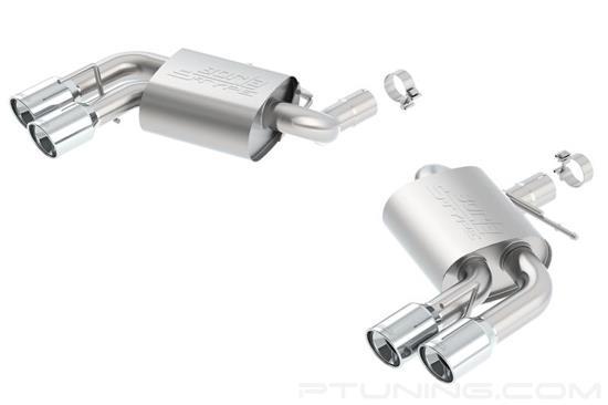 Picture of S-Type Stainless Steel Axle-Back Exhaust System with Quad Rear Exit