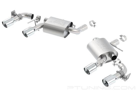 Picture of S-Type Stainless Steel Axle-Back Exhaust System with Quad Rear Exit