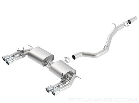 Picture of S-Type Stainless Steel Cat-Back Exhaust System with Quad Rear Exit