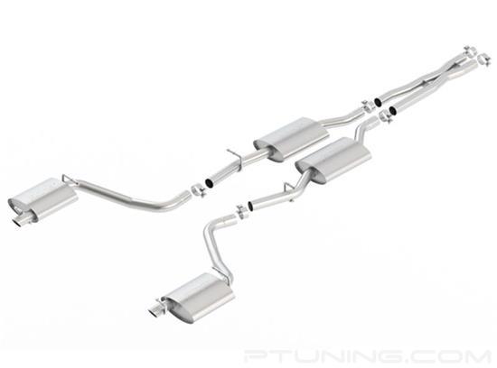 Picture of S-Type Stainless Steel Cat-Back Exhaust System with Split Rear Exit