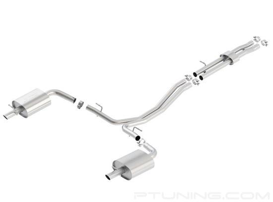 Picture of S-Type Stainless Steel Cat-Back Exhaust System with Split Rear Exit