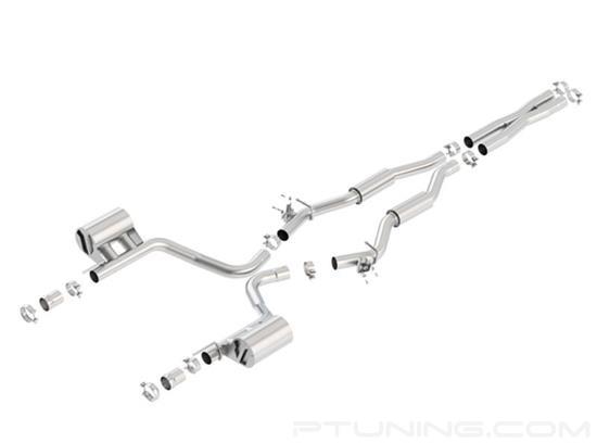Picture of S-Type Stainless Steel Cat-Back Exhaust System with Split Rear Exit