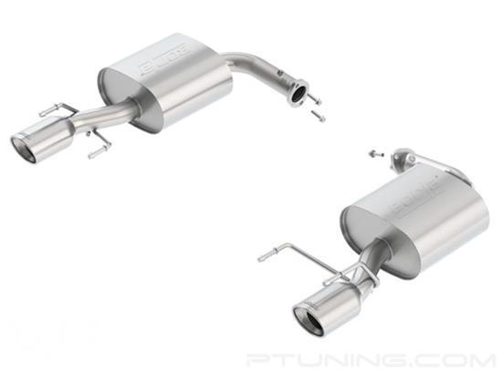 Picture of Touring Stainless Steel Axle-Back Exhaust System with Split Rear Exit
