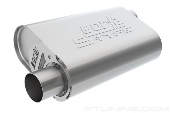 Picture of Stainless Steel Oval S-Type Crate Exhaust Muffler