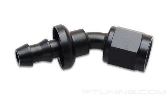 Picture of 4AN 30 Degree Push-On Hose End Fitting, Aluminum - Black