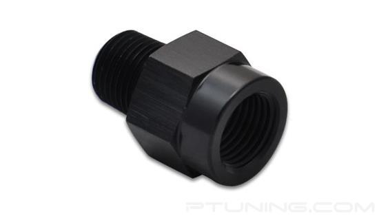 Picture of 1/8" BSP Male to 1/8" NPT Female Adapter Fitting, Aluminum - Black