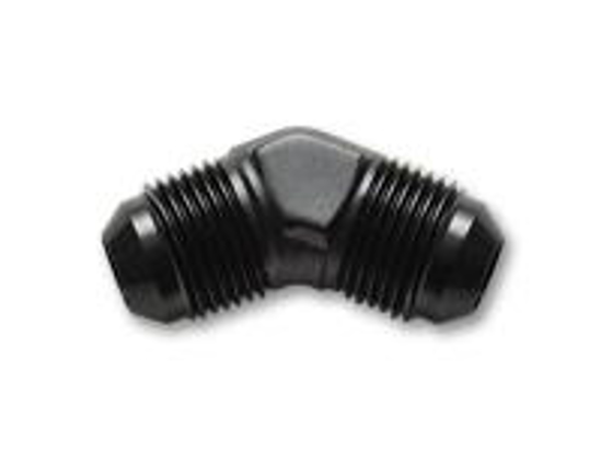 Picture of 6AN 45 Degree Flare Union Fitting, Aluminum - Black