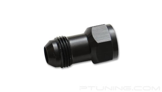 Picture of 6AN Female to Male Extender Adapter Fitting, 1" Length, Aluminum - Black