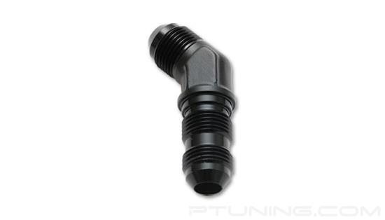 Picture of 16AN 45 Degree Bulkhead Adapter Fitting, Aluminum - Black