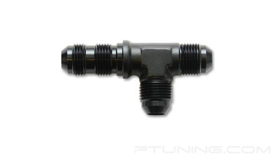 Picture of 16AN Bulkhead Tee on Run Fitting, Aluminum - Black