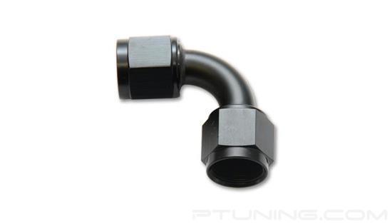 Picture of 16AN Female 90 Degree Union Adapter Fitting, Aluminum - Black