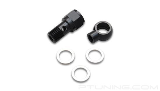 Picture of LS Engine Oil Pressure Gauge Adapter Fitting, Aluminum - Black
