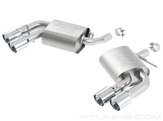 Picture of ATAK Stainless Steel Axle-Back Exhaust System with Quad Rear Exit