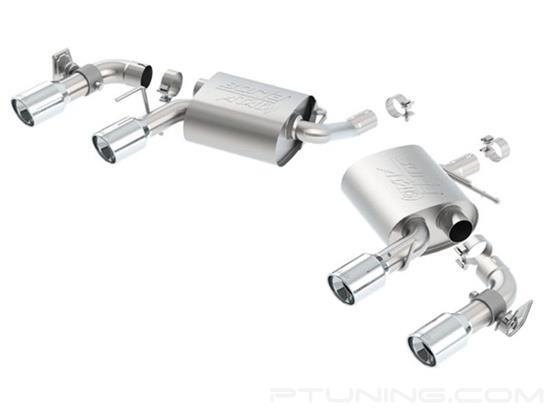 Picture of ATAK Stainless Steel Axle-Back Exhaust System with Quad Rear Exit