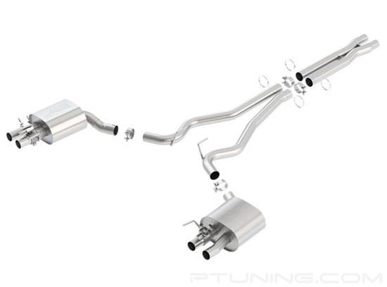 Picture of ATAK Stainless Steel Cat-Back Exhaust System with Quad Rear Exit