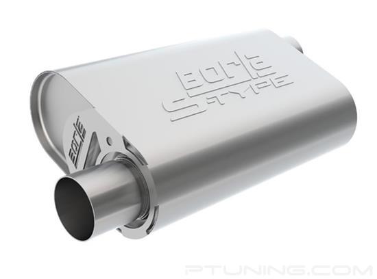 Picture of Stainless Steel Oval S-Type Crate Exhaust Muffler