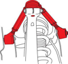 Picture of Front Upper Adjustable Control Arms and Ball Joint Assembly