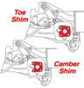 Picture of Rear Toe and Camber Shim Set (24 Piece)