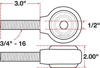 Picture of xAxis Rod End Ball Joint - LH Thread
