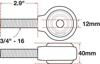 Picture of xAxis Rod End Ball Joint - LH Thread