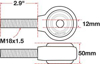 Picture of xAxis Rod End Ball Joint - RH Thread