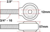 Picture of xAxis Rod End Ball Joint - RH Thread