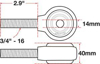 Picture of xAxis Rod End Ball Joint - RH Thread