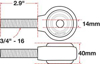 Picture of xAxis Rod End Ball Joint - LH Thread