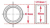 Picture of Weld-In Receiver Ring Kit 40mm ID