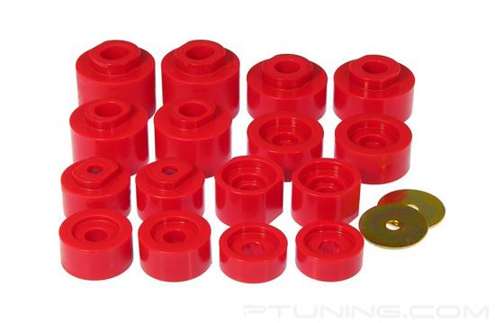 Picture of Front and Rear Body Mount Bushing Kit - Red