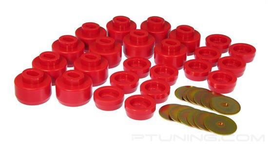 Picture of Front and Rear Body Mount Bushing Kit - Red