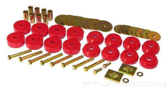 Picture of Front and Rear Body Mount Bushing Kit - Red
